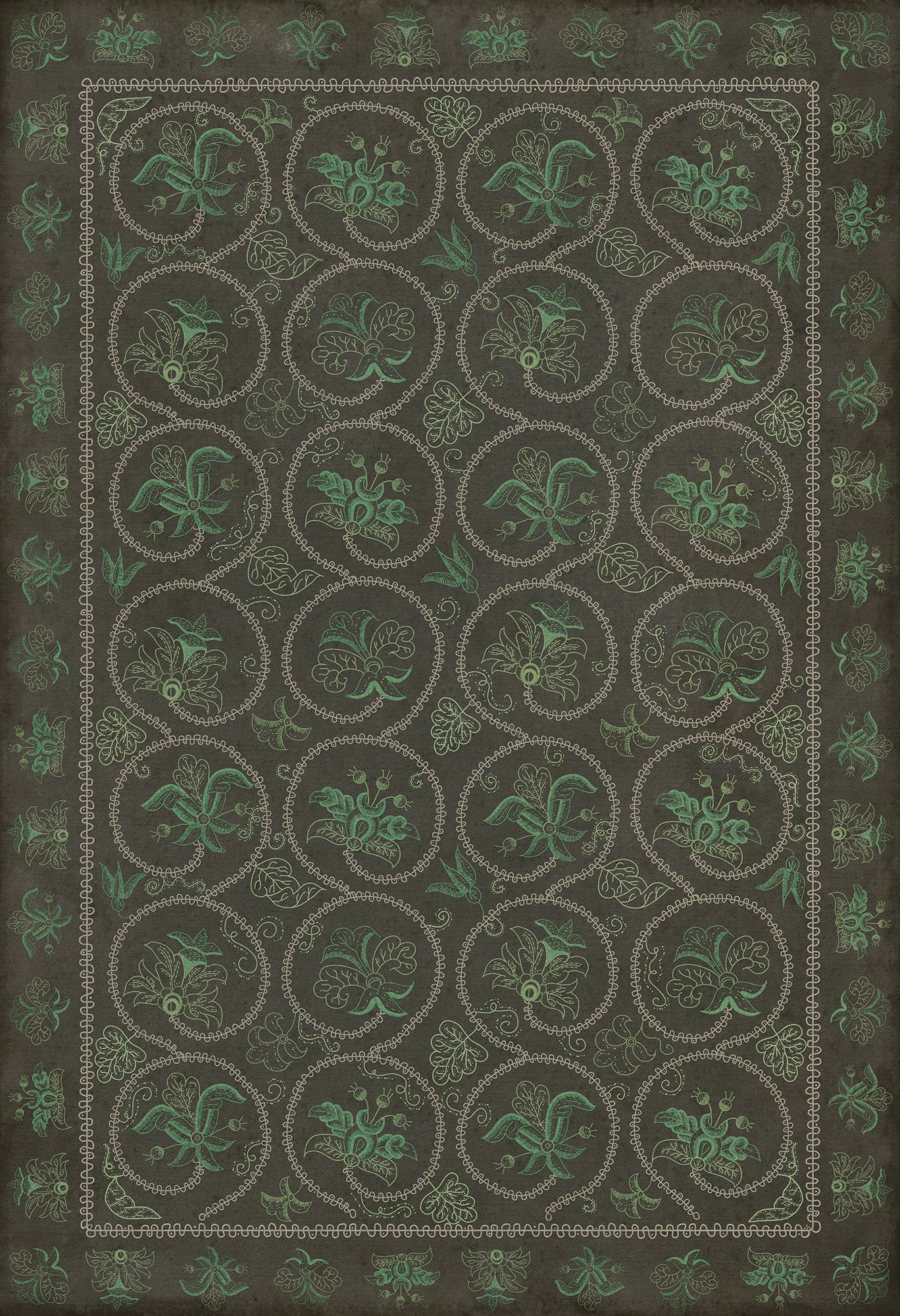 Williamsburg - Crewelwork - Beebalm