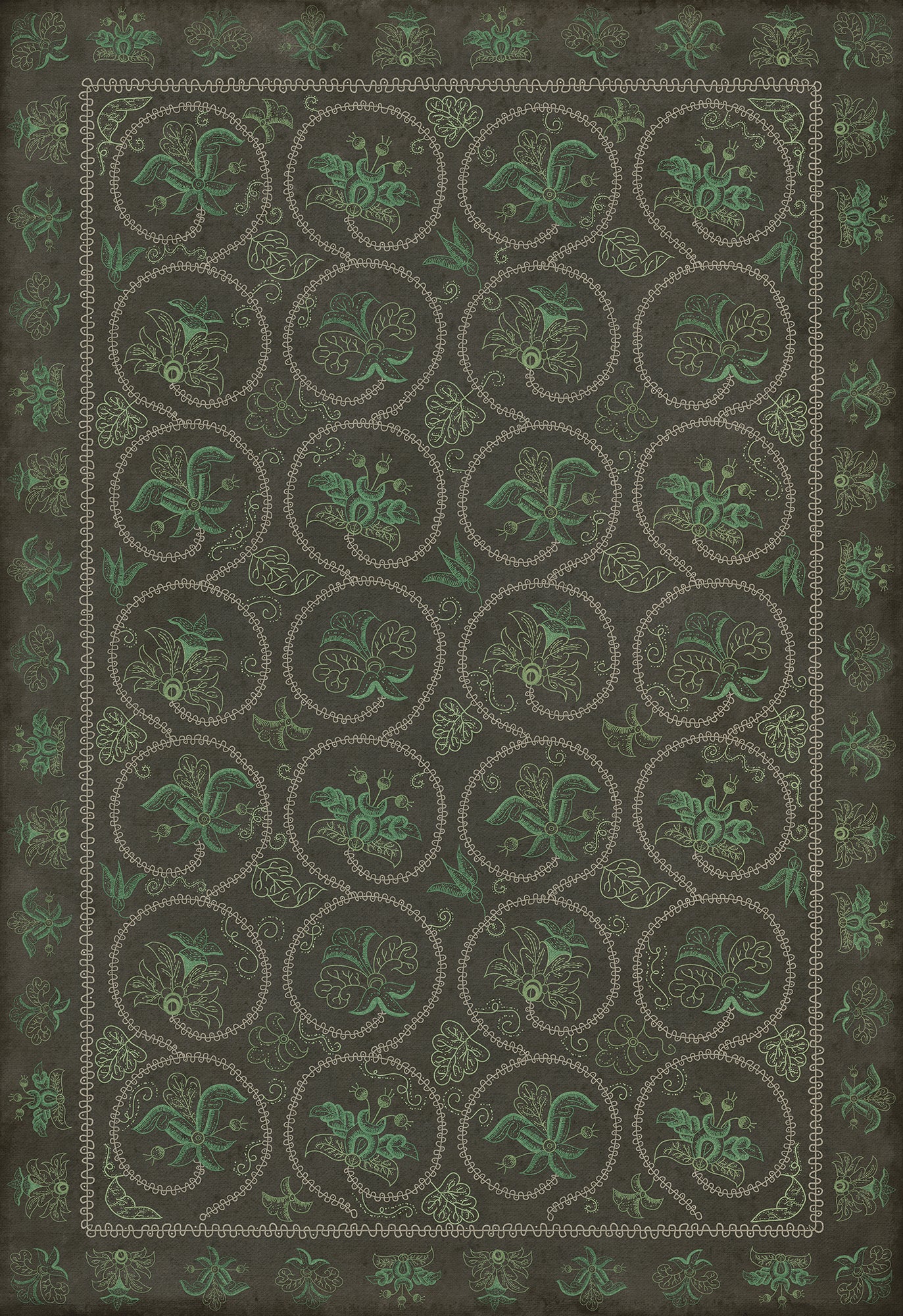 Williamsburg - Crewelwork - Beebalm