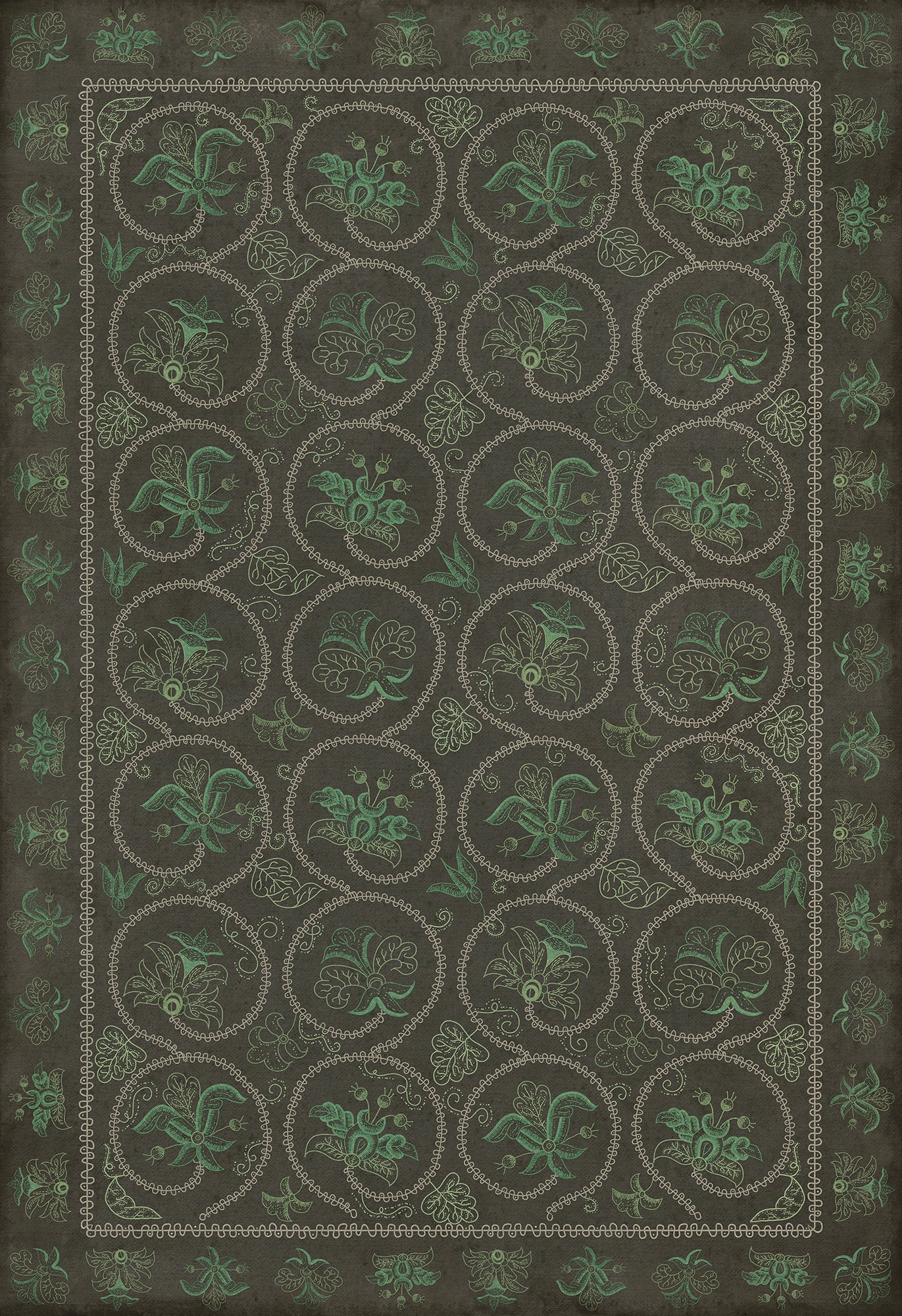 Williamsburg - Crewelwork - Beebalm