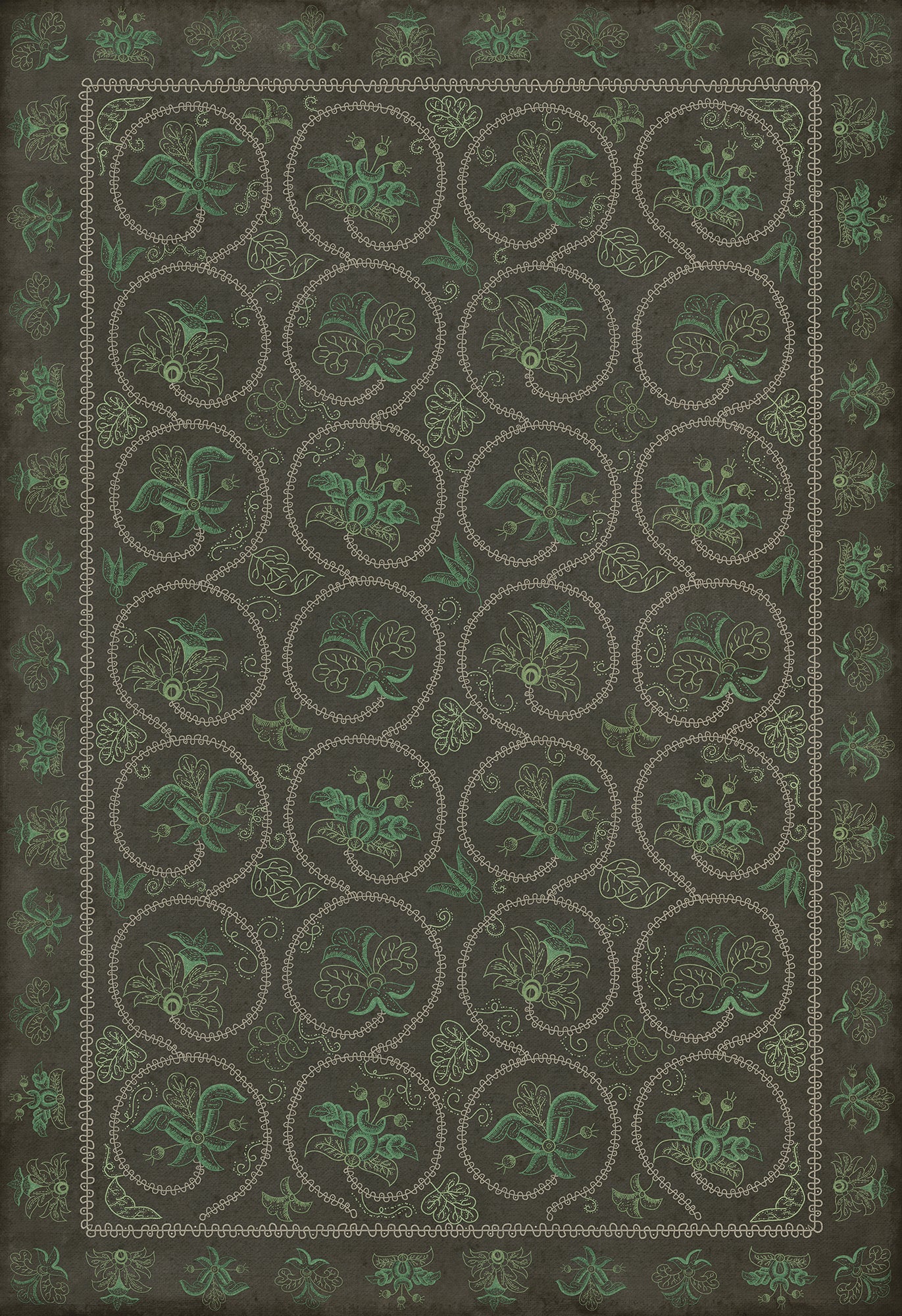 Williamsburg - Crewelwork - Beebalm
