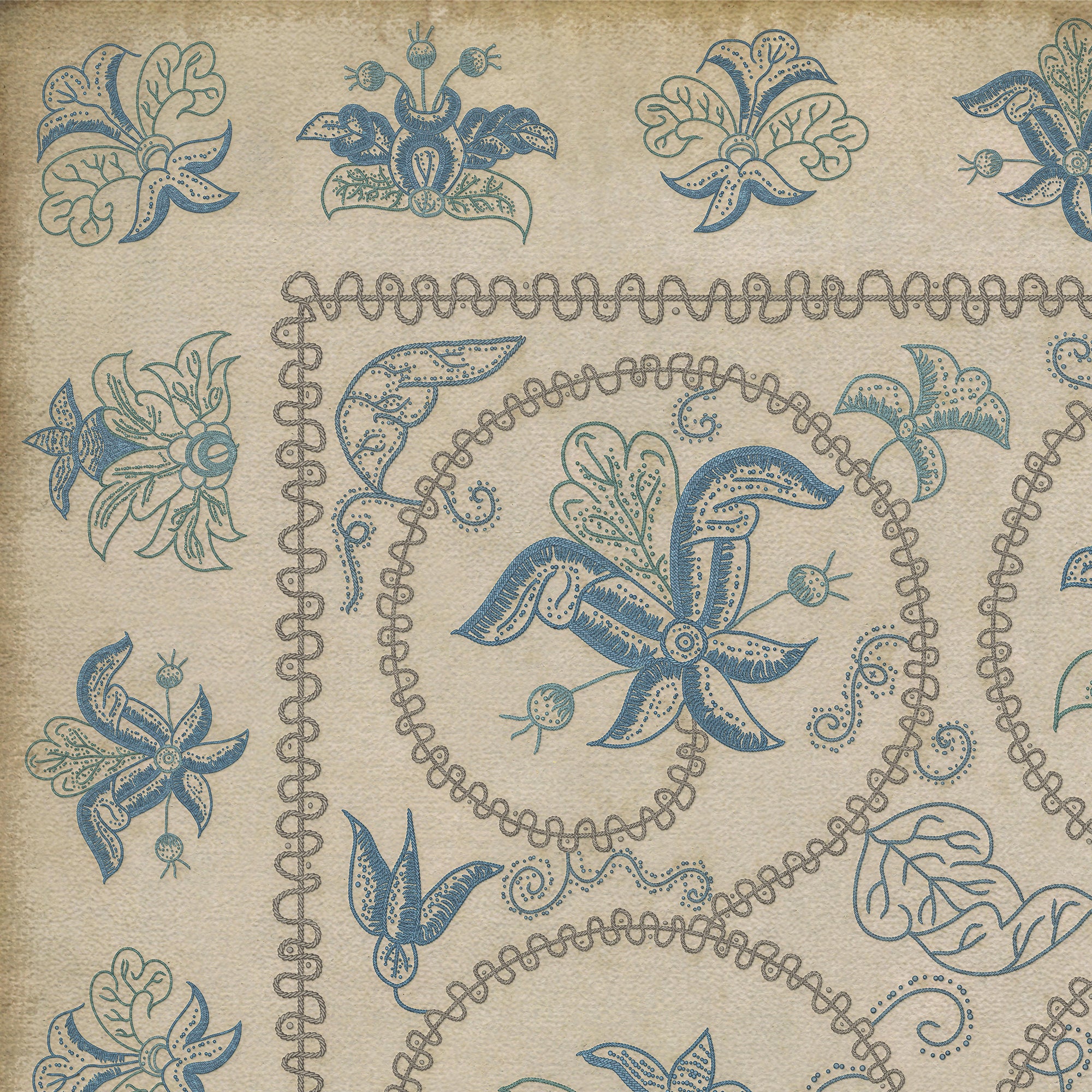 Williamsburg - Crewelwork - Harvestbell