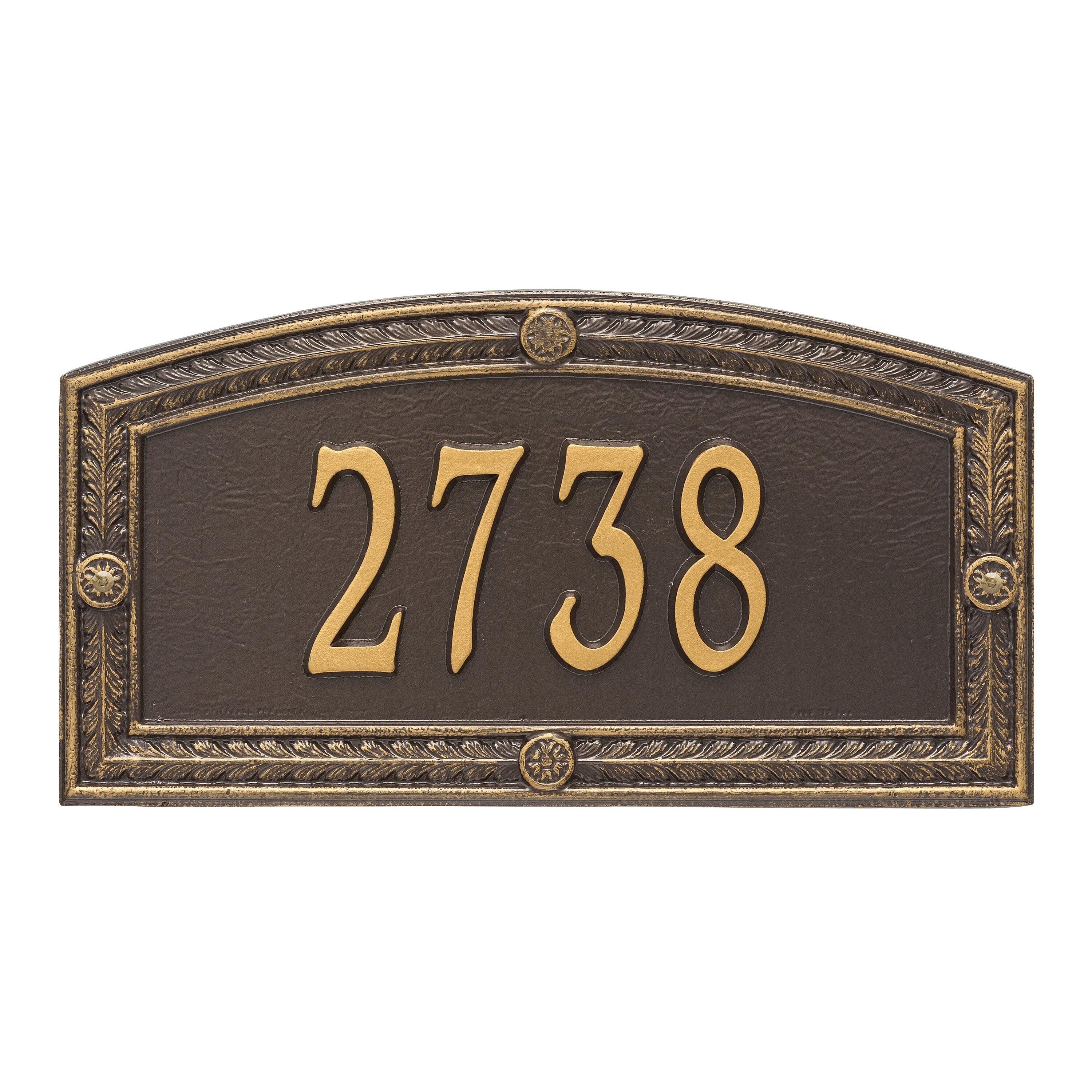 Hamilton Standard Wall Address Plaque
