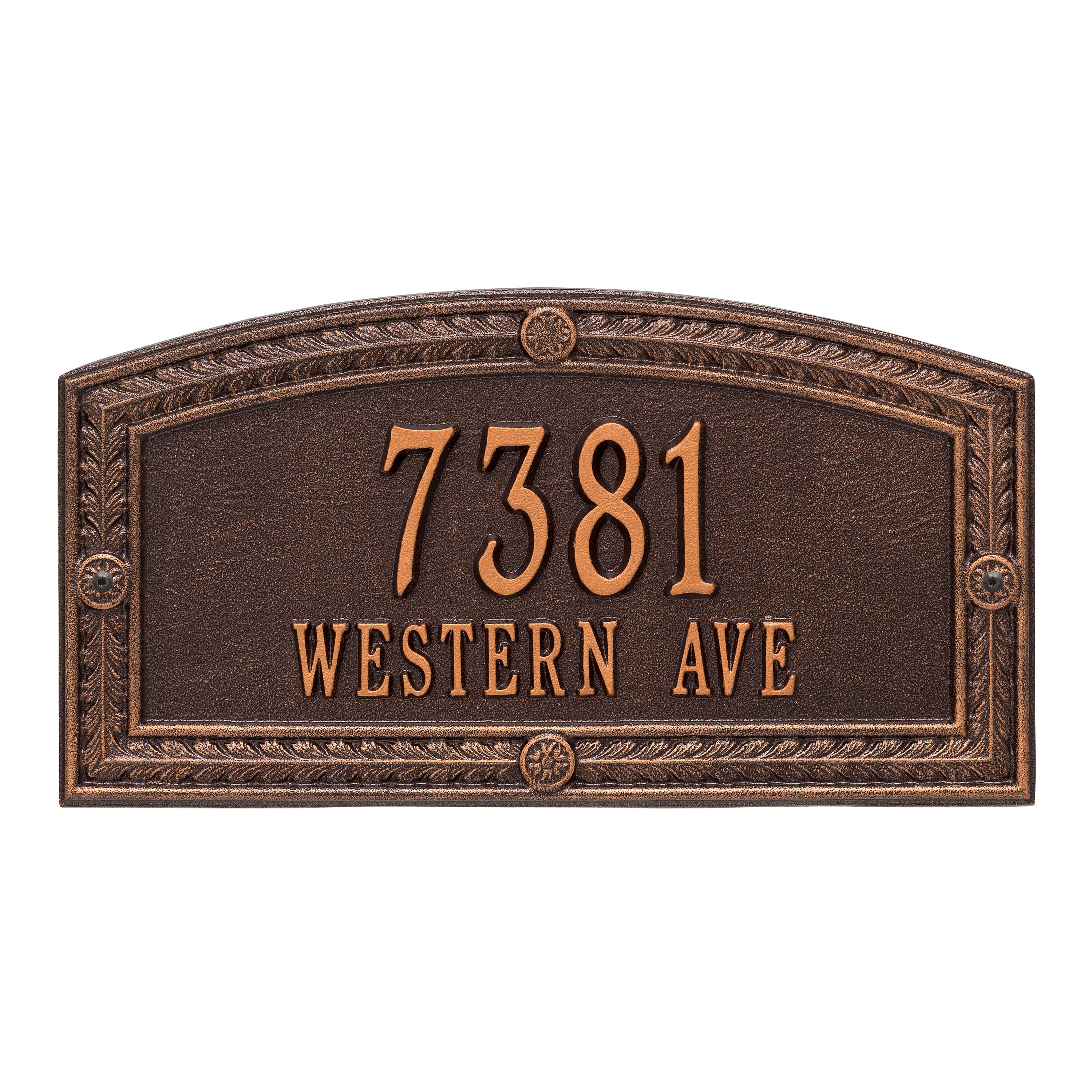 Hamilton Standard Wall Address Plaque