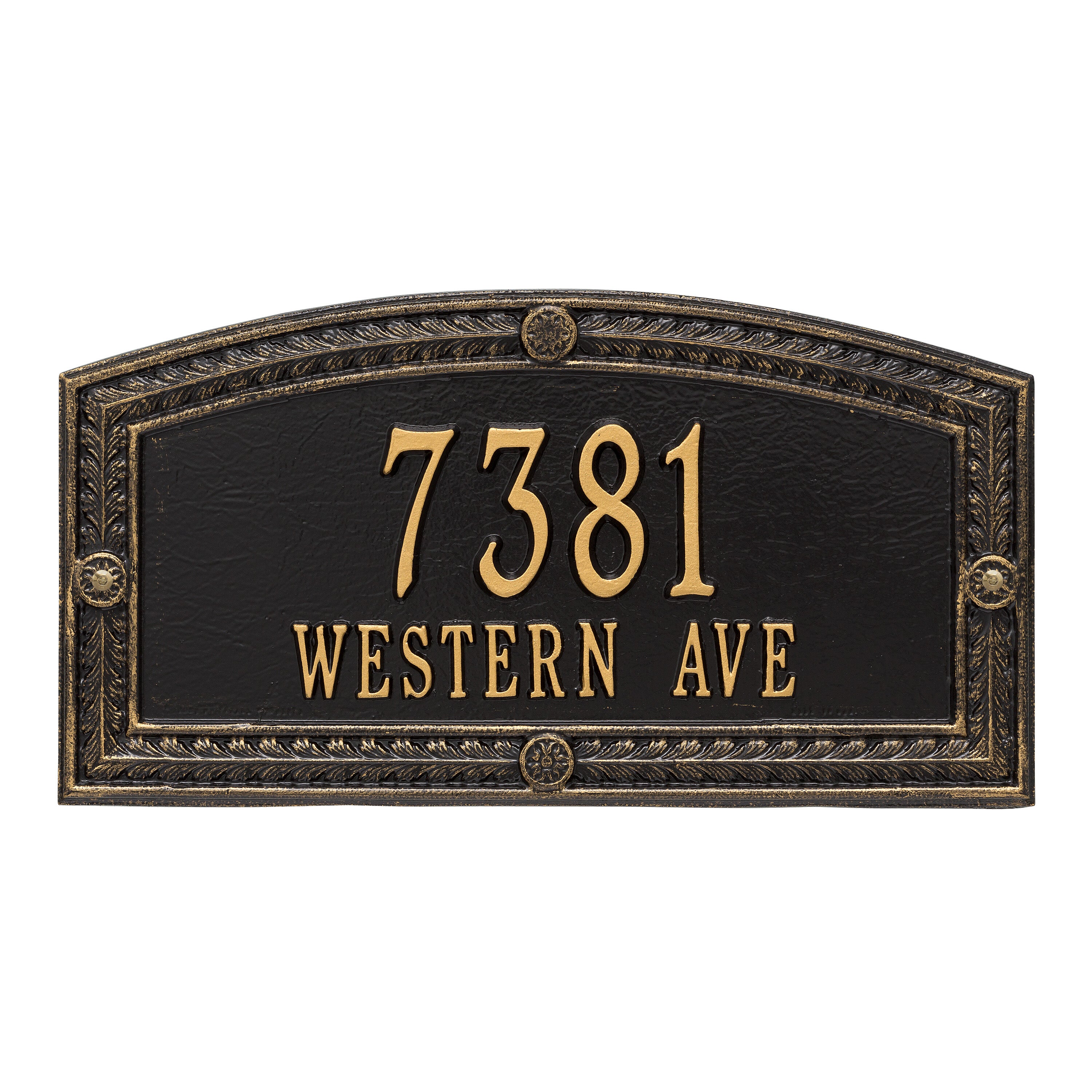 Hamilton Standard Wall Address Plaque