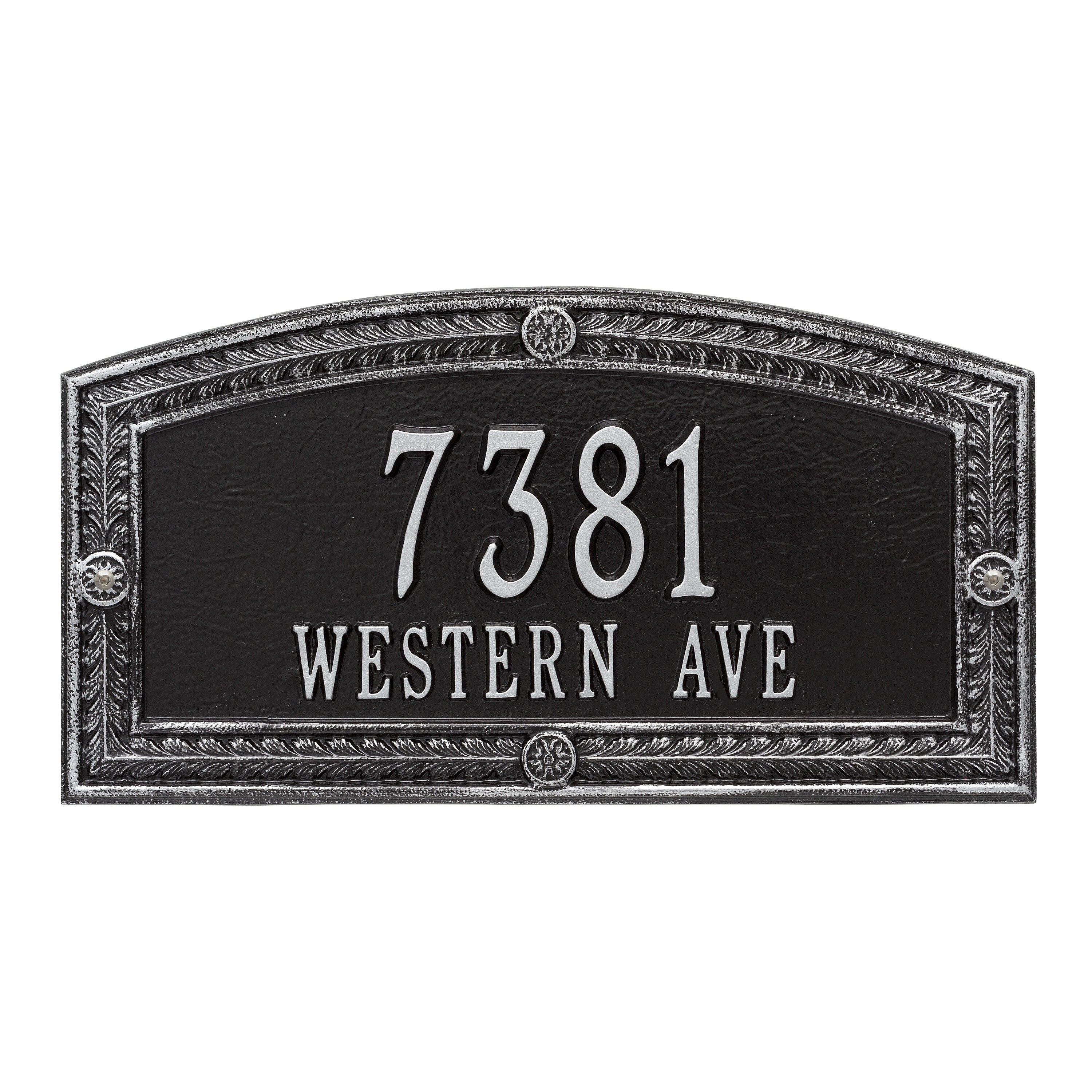 Hamilton Standard Wall Address Plaque