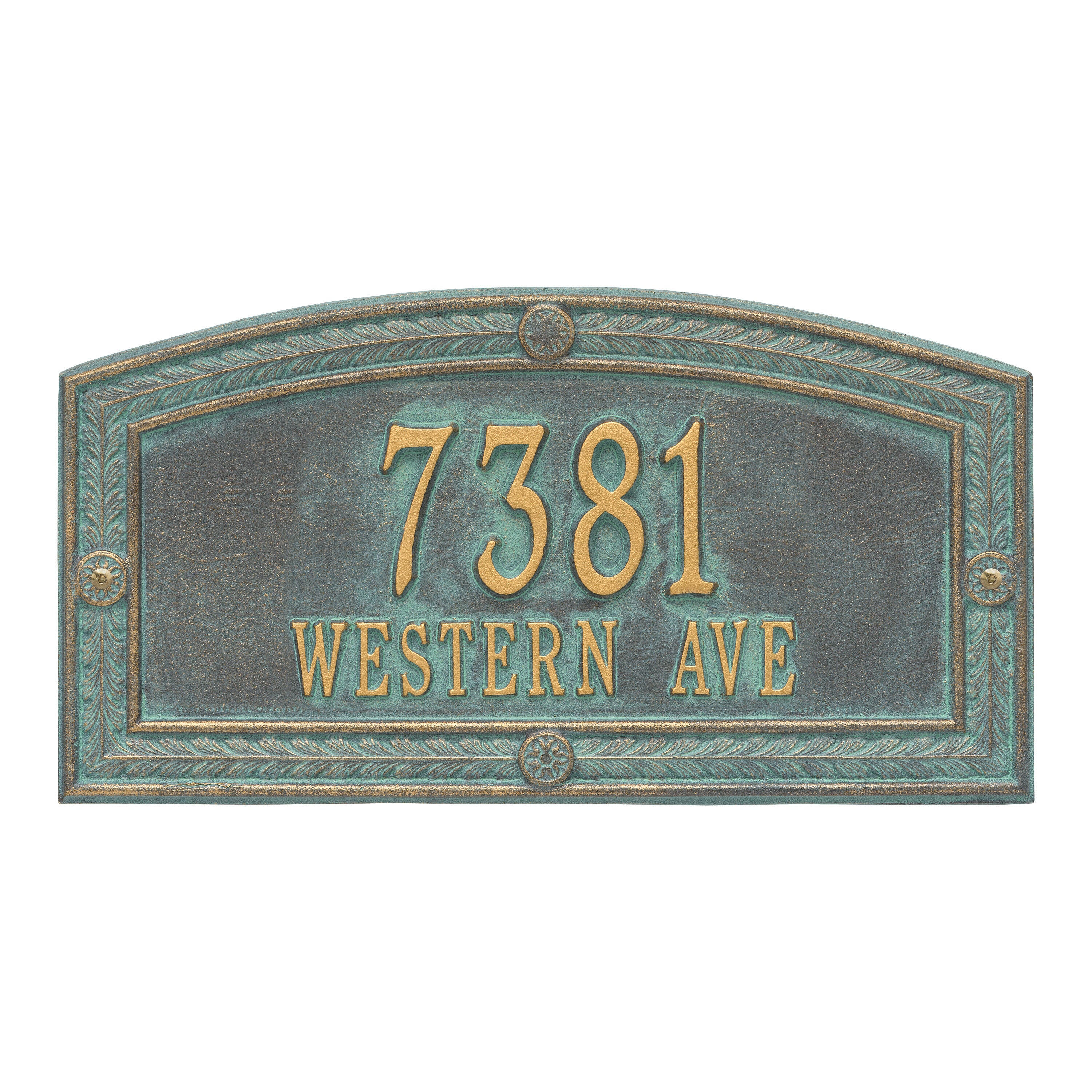 Hamilton Standard Wall Address Plaque