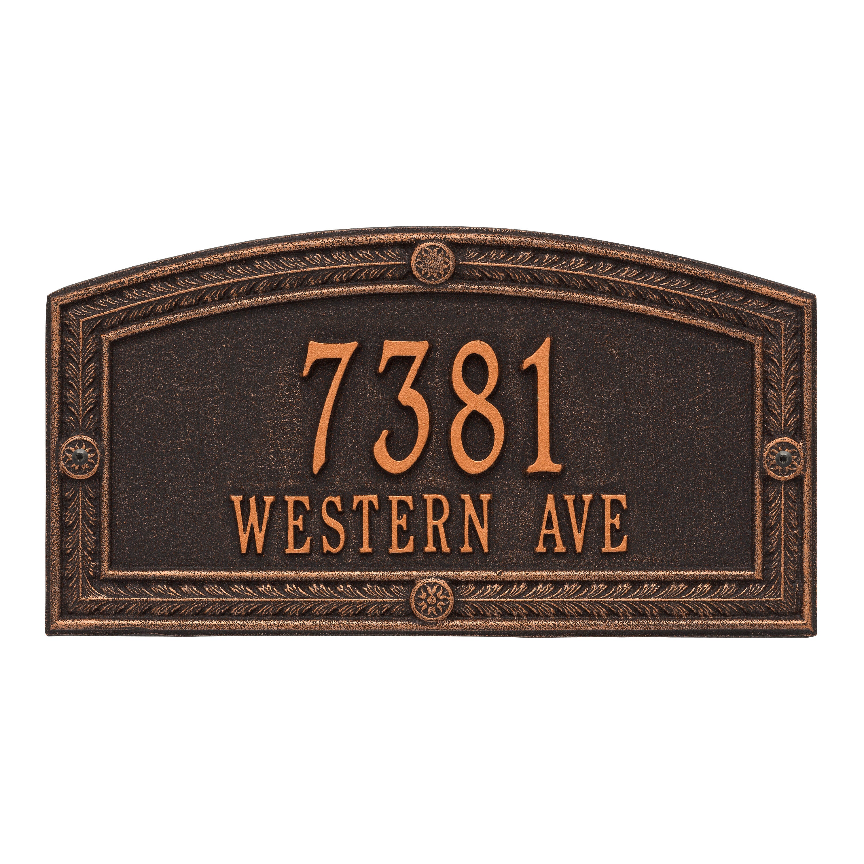 Hamilton Standard Wall Address Plaque