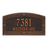 Hamilton Standard Wall Address Plaque