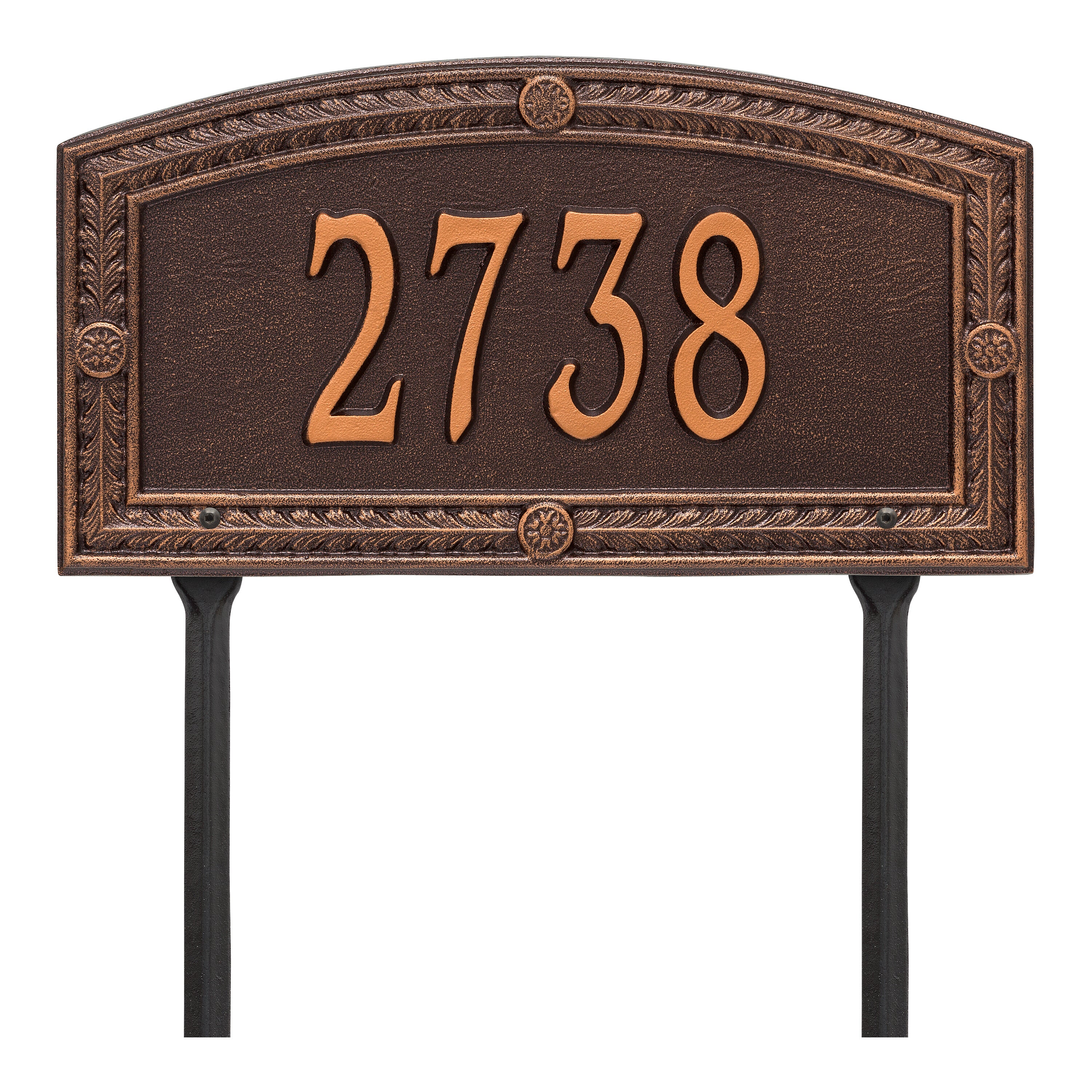 Hamilton Standard Lawn Address Plaque