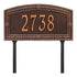 Hamilton Standard Lawn Address Plaque
