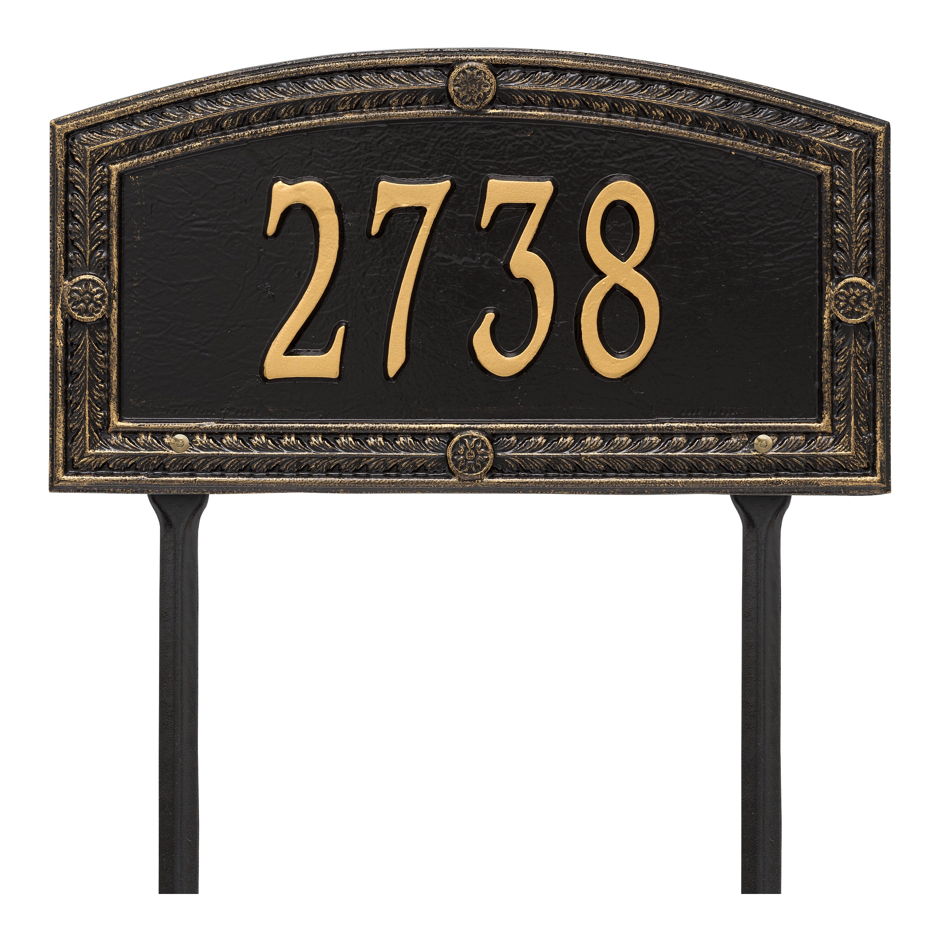 Hamilton Standard Lawn Address Plaque