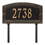 Hamilton Standard Lawn Address Plaque