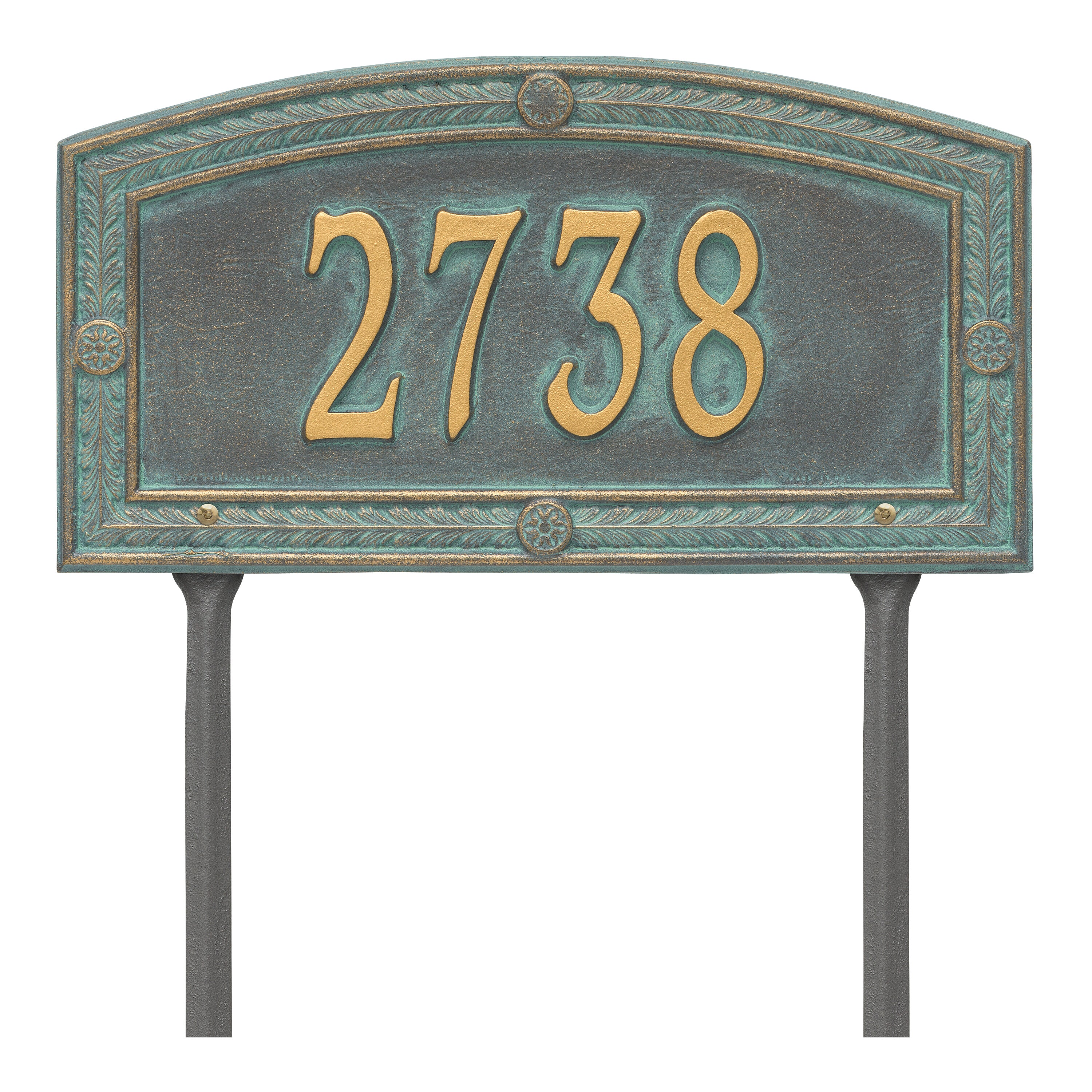 Hamilton Standard Lawn Address Plaque