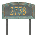 Hamilton Standard Lawn Address Plaque