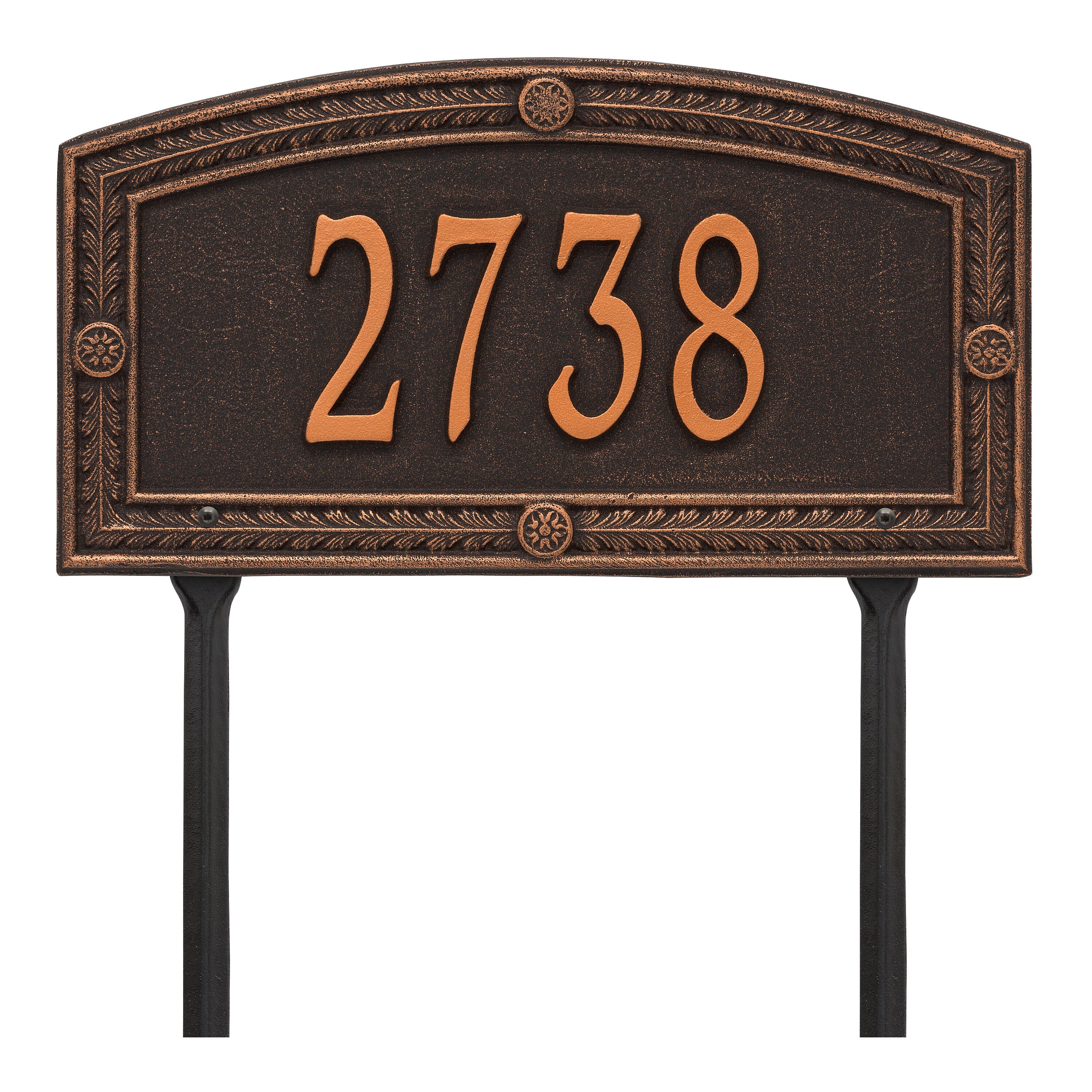 Hamilton Standard Lawn Address Plaque