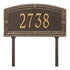 Hamilton Standard Lawn Address Plaque