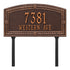 Hamilton Standard Lawn Address Plaque