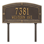 Hamilton Standard Lawn Address Plaque