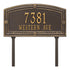 Hamilton Standard Lawn Address Plaque
