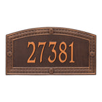 Hamilton Estate Wall Address Plaque