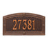 Hamilton Estate Wall Address Plaque