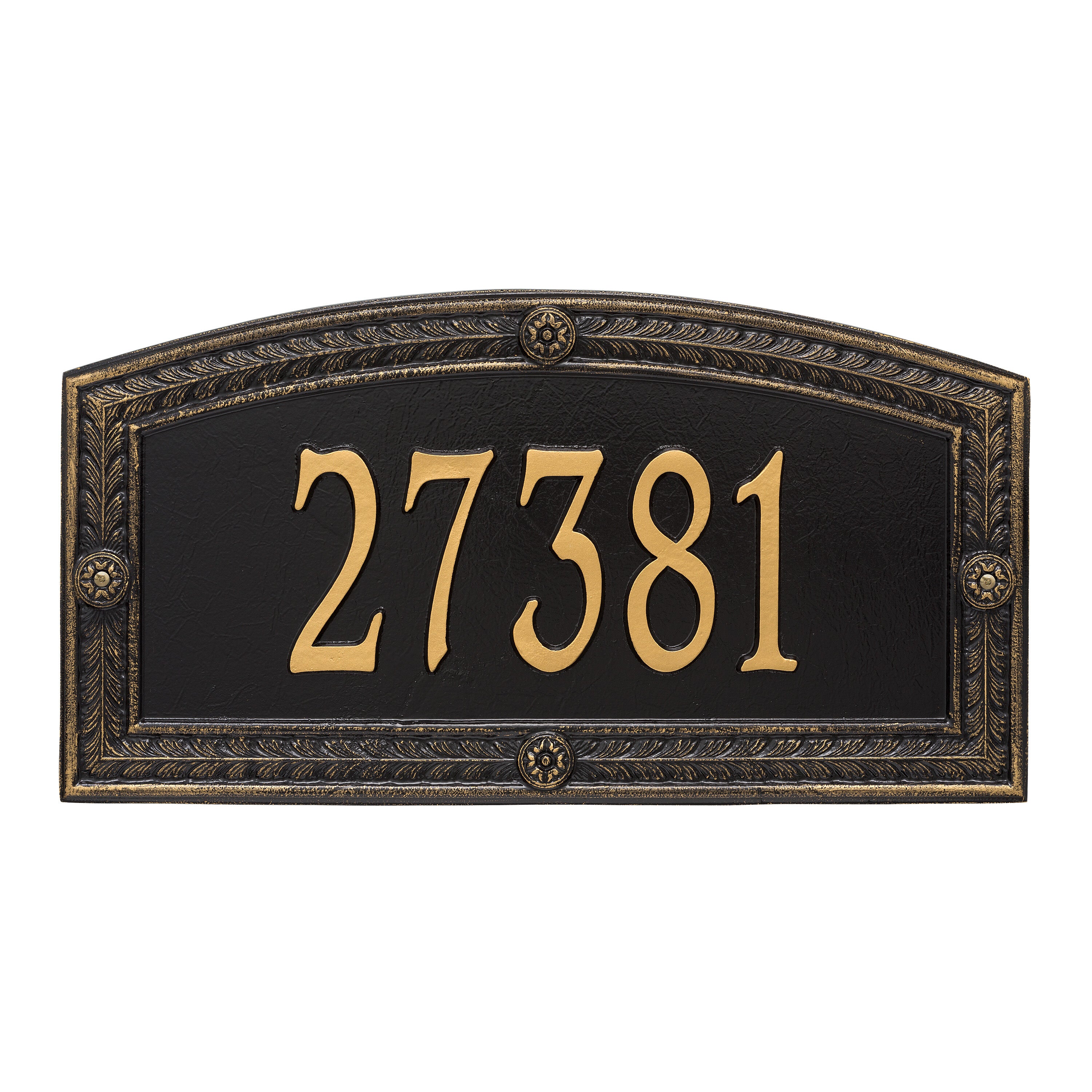 Hamilton Estate Wall Address Plaque