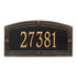 Hamilton Estate Wall Address Plaque