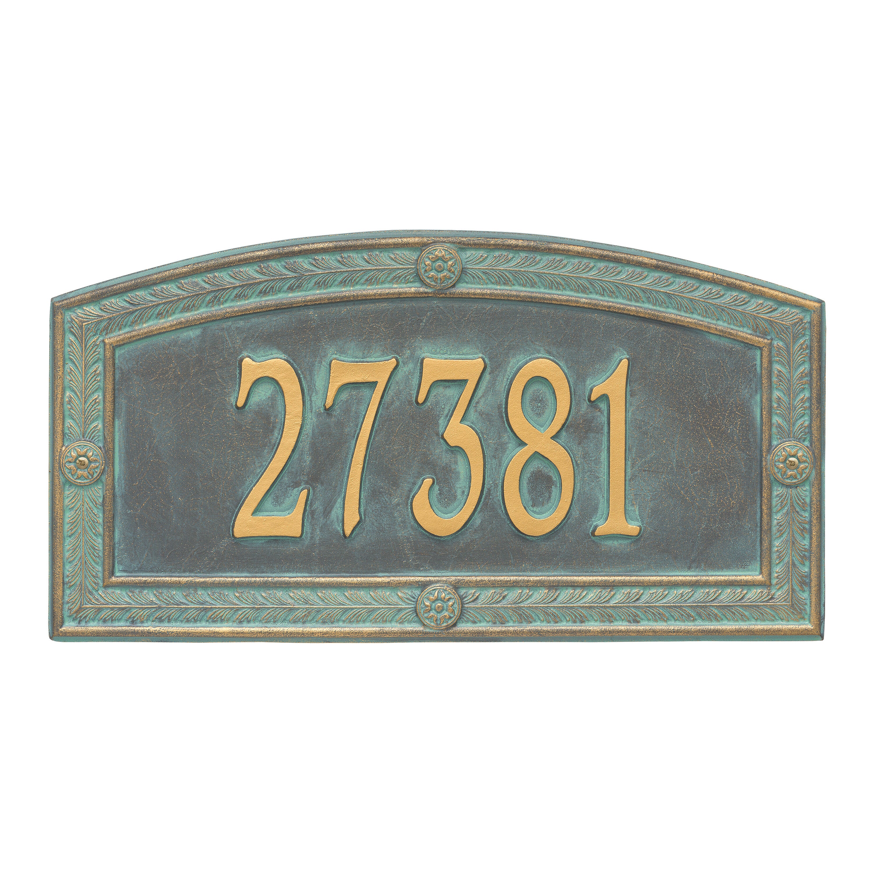 Hamilton Estate Wall Address Plaque
