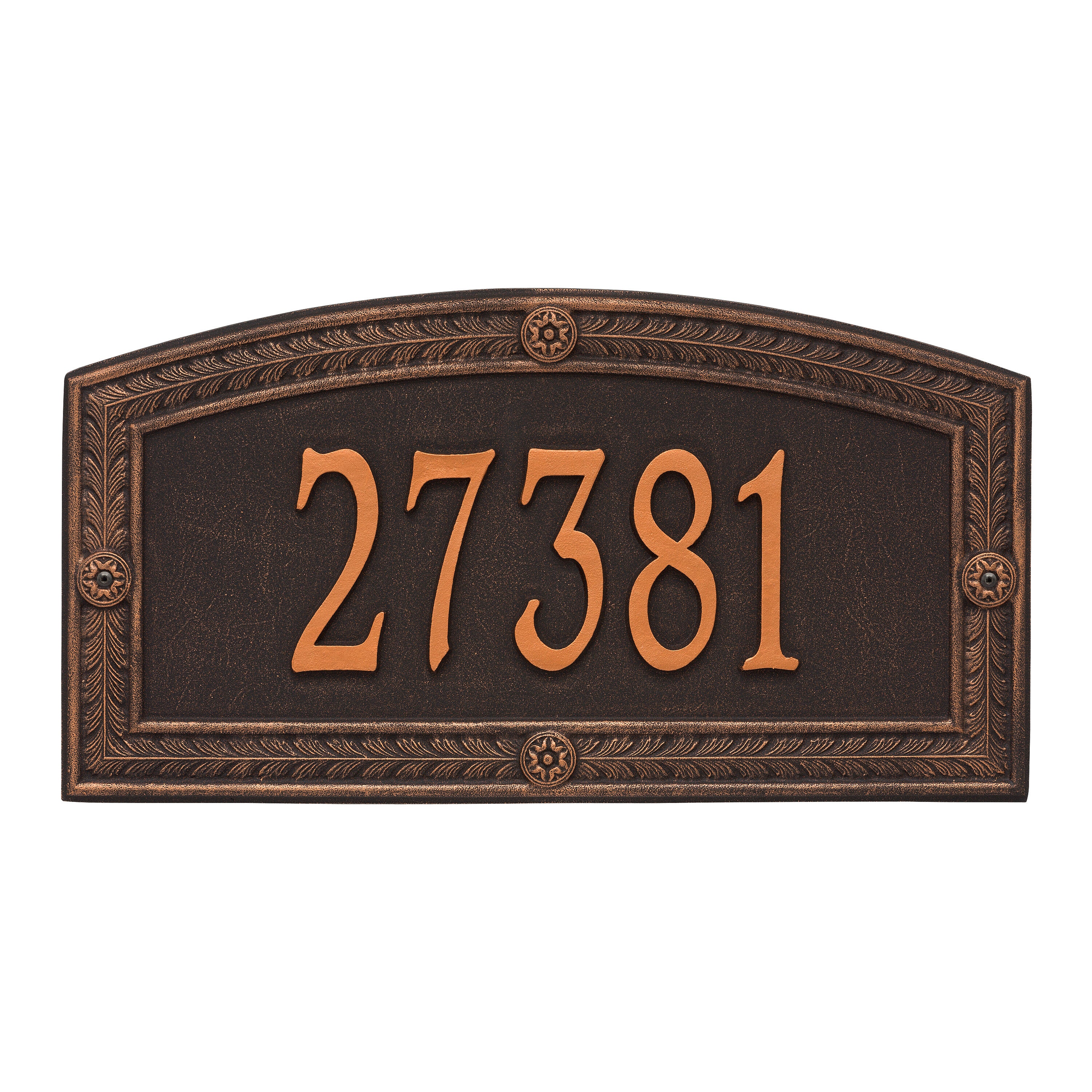 Hamilton Estate Wall Address Plaque