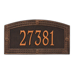 Hamilton Estate Wall Address Plaque