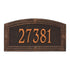 Hamilton Estate Wall Address Plaque