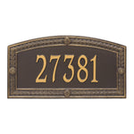 Hamilton Estate Wall Address Plaque