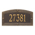 Hamilton Estate Wall Address Plaque