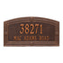 Hamilton Estate Wall Address Plaque