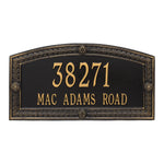 Hamilton Estate Wall Address Plaque