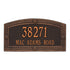 Hamilton Estate Wall Address Plaque