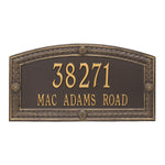 Hamilton Estate Wall Address Plaque