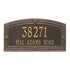 Hamilton Estate Wall Address Plaque