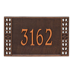 Boston Standard Wall Address Plaque