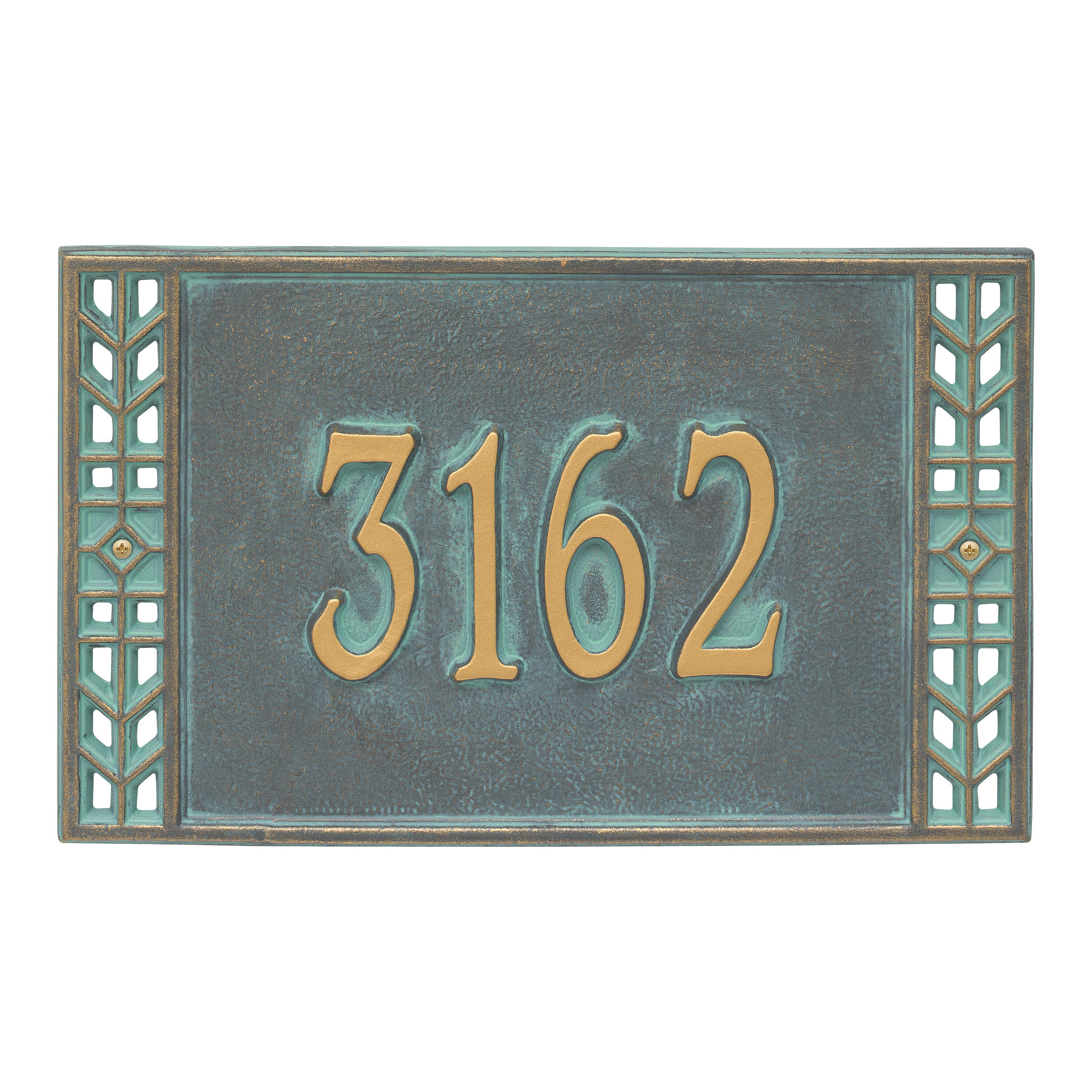 Boston Standard Wall Address Plaque