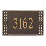 Boston Standard Wall Address Plaque