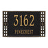 Boston Standard Wall Address Plaque