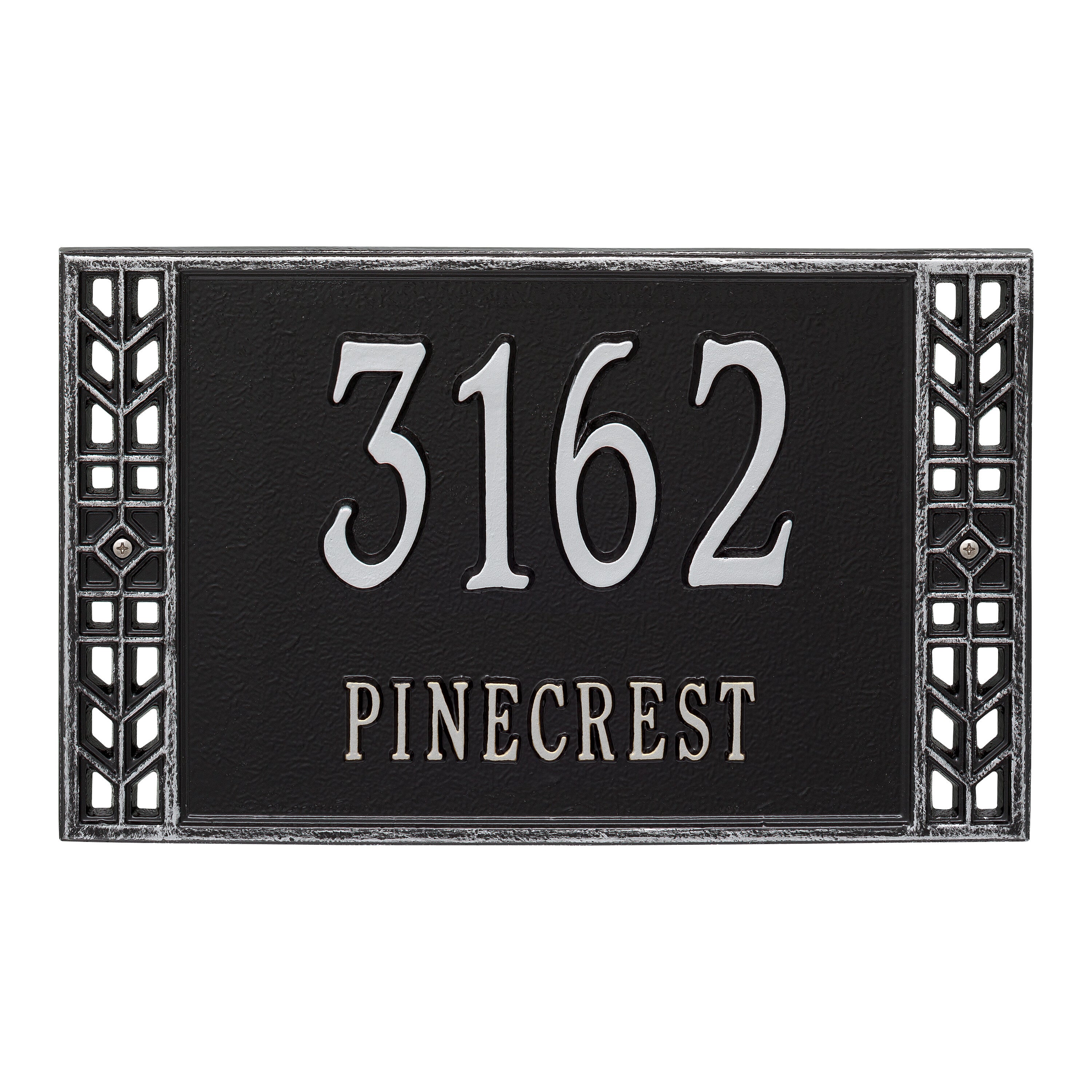 Boston Standard Wall Address Plaque