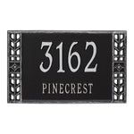 Boston Standard Wall Address Plaque