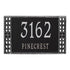 Boston Standard Wall Address Plaque
