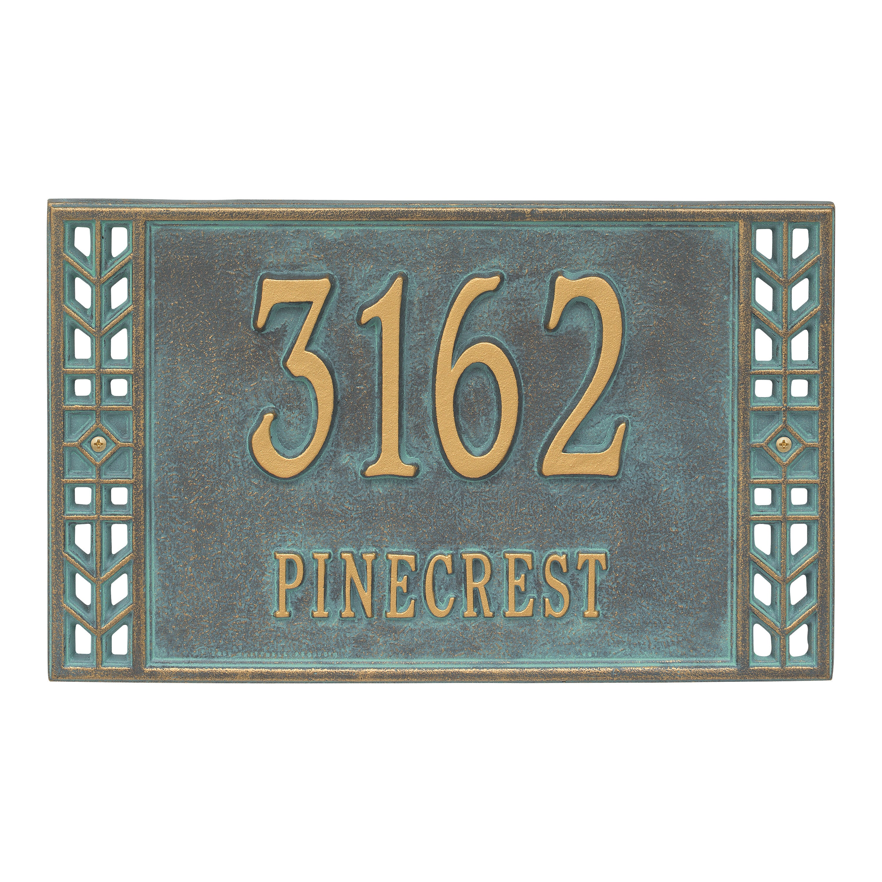 Boston Standard Wall Address Plaque