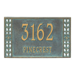 Boston Standard Wall Address Plaque