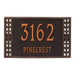Boston Standard Wall Address Plaque