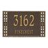 Boston Standard Wall Address Plaque