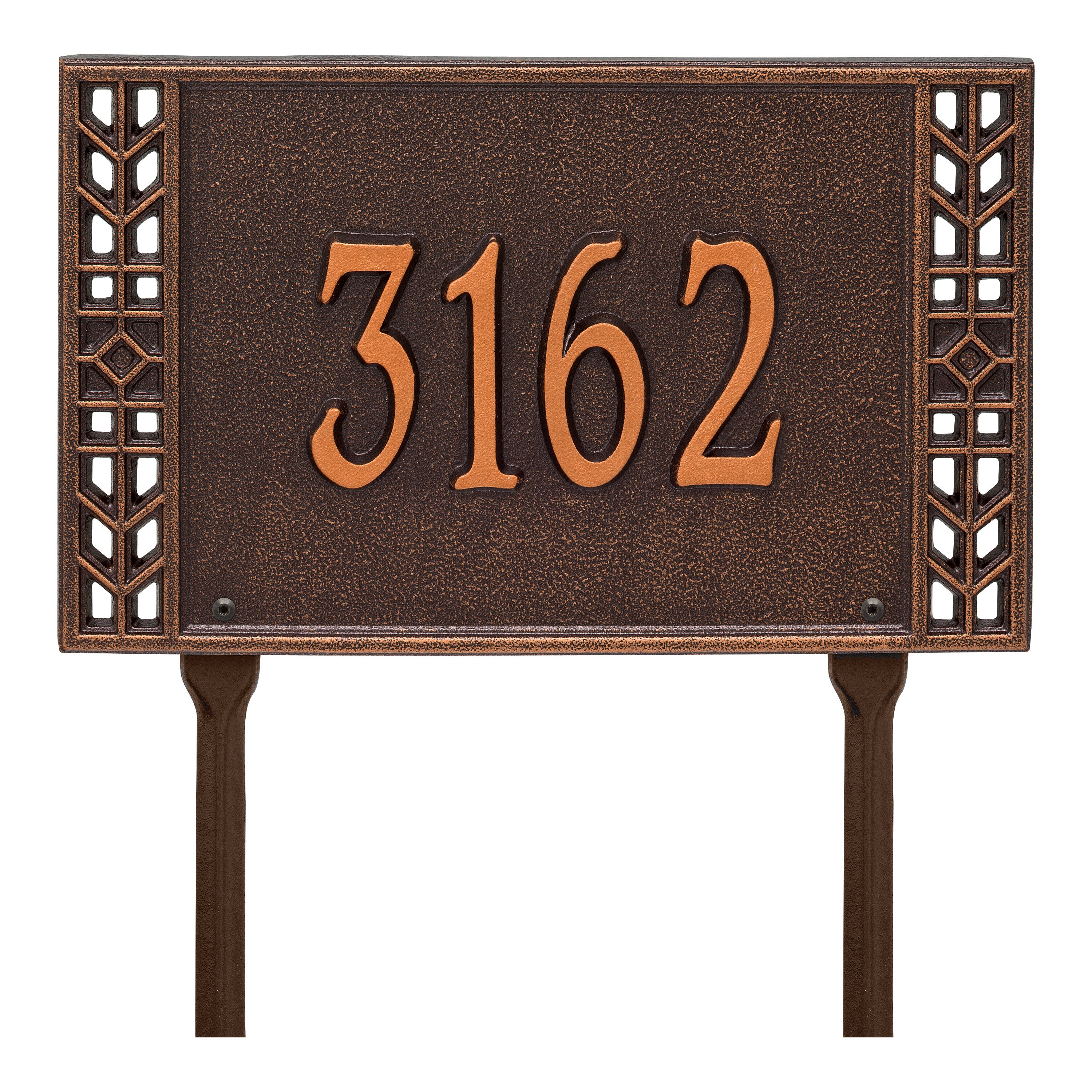 Boston Standard Lawn Address Plaque
